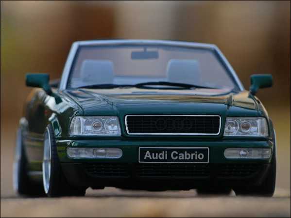 1:18 Audi 80 2.8 V6 Cabrio "GREEN EDITION" + "OZ Mito Alu-Felgen"